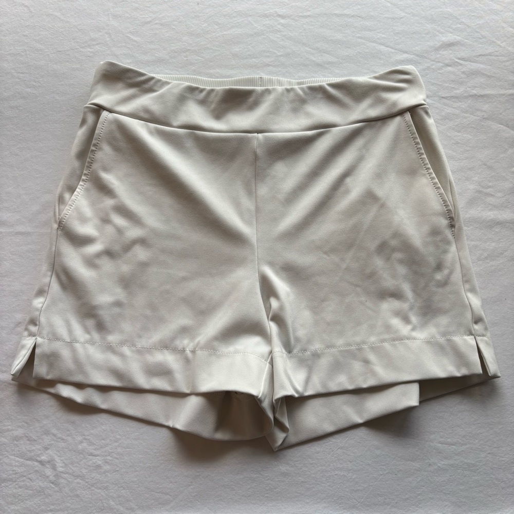 Rachel Zoe white stretchy shorts | X-Small